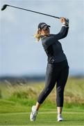 6 July 2020; Olivia Mehaffey watches her tee shot on the first during the Flogas Irish Scratch Series at the Seapoint Golf Club in Termonfeckin, Louth. Photo by Seb Daly/Sportsfile