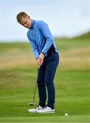 6 July 2020; Mark Holohan putts onto the 10th green during the Flogas Irish Scratch Series at the Seapoint Golf Club in Termonfeckin, Louth. Photo by Seb Daly/Sportsfile
