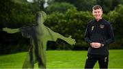 8 July 2020; Republic of Ireland manager Stephen Kenny poses for a portrait prior to a press conference at FAI Headquarters in Abbotstown, Dublin. Photo by Stephen McCarthy/Sportsfile