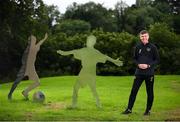 8 July 2020; Republic of Ireland manager Stephen Kenny poses for a portrait prior to a press conference at FAI Headquarters in Abbotstown, Dublin. Photo by Stephen McCarthy/Sportsfile