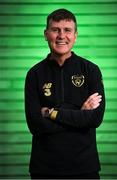 8 July 2020; Republic of Ireland manager Stephen Kenny poses for a portrait prior to a press conference at FAI Headquarters in Abbotstown, Dublin. Photo by Stephen McCarthy/Sportsfile