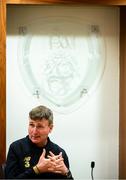 8 July 2020; Republic of Ireland manager Stephen Kenny during a press conference at FAI Headquarters in Abbotstown, Dublin. Photo by Stephen McCarthy/Sportsfile