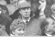 26 March 1986; Republic of Ireland manager Jack Charlton during the International Friendly match between Republic of Ireland and Wales at Lansdowne Road in Dublin. Photo by Ray McManus/Sportsfile
