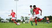 12 July 2020; Nathan Anyanwu of Shelbourne during the U17 Club Friendly match between Shelbourne and Bray Wanderers at AUL Complex in Clonsaugh, Dublin. Photo by Stephen McCarthy/Sportsfile