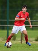 12 July 2020; James Harold of Shelbourne during the U17 Club Friendly match between Shelbourne and Bray Wanderers at AUL Complex in Clonsaugh, Dublin. Photo by Stephen McCarthy/Sportsfile