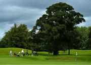 13 July 2020; Golfers make their way to the 4th green during the Flogas Irish Scratch Series at The K Club in Straffan, Kildare. Photo by Ramsey Cardy/Sportsfile