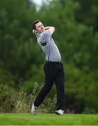 13 July 2020; Liam Grehan watches his tee shot on the 3rd hole during the Flogas Irish Scratch Series at The K Club in Straffan, Kildare. Photo by Ramsey Cardy/Sportsfile