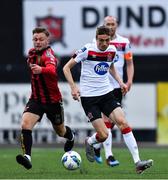 14 July 2020; Daniel Kelly of Dundalk and Conor Levingston of Bohemians during a Club Friendly between Dundalk and Bohemians at Oriel Park in Dundalk, Louth. Photo by Ben McShane/Sportsfile