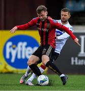 14 July 2020; Conor Levingston of Bohemians and Dane Massey of Dundalk during a Club Friendly between Dundalk and Bohemians at Oriel Park in Dundalk, Louth. Photo by Ben McShane/Sportsfile
