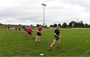 17 July 2020; A general view of the players during a Tullamore Women's RFC Squad Training Session. Ahead of the Contact Rugby Stage of the IRFU’s Return to Rugby Guidelines commencing on Monday 20th July, the Tullamore women's squad returned to non-contact training this week at Tullamore Rugby Football Club in Tullamore, Offaly. The Contact Rugby Stage will also see the relaunch of the Bank of Ireland Leinster Rugby Summer Camps in 21 venues across the province. Photo by Matt Browne/Sportsfile
