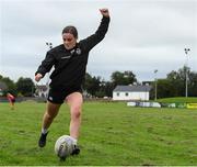 17 July 2020; Emma Kelly in action during a Tullamore Women's RFC Squad Training Session. Ahead of the Contact Rugby Stage of the IRFU’s Return to Rugby Guidelines commencing on Monday 20th July, the Tullamore women's squad returned to non-contact training this week at Tullamore Rugby Football Club in Tullamore, Offaly. The Contact Rugby Stage will also see the relaunch of the Bank of Ireland Leinster Rugby Summer Camps in 21 venues across the province. Photo by Matt Browne/Sportsfile