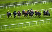 19 July 2020; A view of the field during the Evoke.ie Handicap at The Curragh Racecourse in Kildare. Racing remains behind closed doors to the public under guidelines of the Irish Government in an effort to contain the spread of the Coronavirus (COVID-19) pandemic. Photo by Seb Daly/Sportsfile