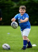 20 July 2020; Brody Horgan, age 5, in action during the Bank of Ireland Leinster Rugby Summer Camp at Westmanstown RFC in Clonsilla, Dublin. Photo by Seb Daly/Sportsfile