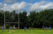 20 July 2020; Participants and coaches in action during the Bank of Ireland Leinster Rugby Summer Camp at Westmanstown RFC in Clonsilla, Dublin. Photo by Seb Daly/Sportsfile