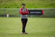 18 July 2020; Athy manager Vinnie Walsh before the Kildare County Senior Football League Division 1 Section B Round 1 match between Athy and Sarsfields at Athy GAA Club in Athy in Kildare. Competitive GAA matches have been approved to return following the guidelines of Phase 3 of the Irish Government’s Roadmap for Reopening of Society and Business and protocols set down by the GAA governing authorities. With games having been suspended since March, competitive games can take place with updated protocols including a limit of 200 individuals at any one outdoor event, including players, officials and a limited number of spectators, with social distancing, hand sanitisation and face masks being worn by those in attendance among other measures in an effort to contain the spread of the Coronavirus (COVID-19) pandemic. Photo by Piaras Ó Mídheach/Sportsfile