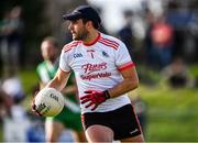 18 July 2020; James Rycroft of Athy during the Kildare County Senior Football League Division 1 Section B Round 1 match between Athy and Sarsfields at Athy GAA Club in Athy in Kildare. Competitive GAA matches have been approved to return following the guidelines of Phase 3 of the Irish Government’s Roadmap for Reopening of Society and Business and protocols set down by the GAA governing authorities. With games having been suspended since March, competitive games can take place with updated protocols including a limit of 200 individuals at any one outdoor event, including players, officials and a limited number of spectators, with social distancing, hand sanitisation and face masks being worn by those in attendance among other measures in an effort to contain the spread of the Coronavirus (COVID-19) pandemic. Photo by Piaras Ó Mídheach/Sportsfile