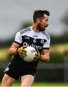 17 July 2020; Sean O'Hanlon of Kilcoo during the Down County Senior Football League Division 1A match between Clonduff and Kilcoo at Clonduff Park in Newry, Down. Competitive GAA matches have been approved to return following the guidelines of Northern Ireland’s COVID-19 recovery plan and protocols set down by the GAA governing authorities. With games having been suspended since March, competitive games can take place with updated protocols with only players, officials and essential personnel permitted to attend, social distancing, hand sanitisation and face masks being worn by those in attendance in an effort to contain the spread of the Coronavirus (COVID-19) pandemic. Photo by Sam Barnes/Sportsfile