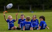 23 July 2020; Particpants, from left, Tommy Moloney, Marcus Lyons, George Williams, Rory Maher and Will Bergan during the Bank of Ireland Leinster Rugby Summer Camp at Kilkenny Rugby Club in Foulkstown, Kilkenny. Photo by Matt Browne/Sportsfile