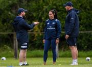 23 July 2020; Coaches from left Mick Bolger, Emily McKeon and Cory Carty during the Bank of Ireland Leinster Rugby Summer Camp at Kilkenny Rugby Club in Foulkstown, Kilkenny. Photo by Matt Browne/Sportsfile