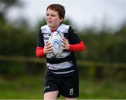 23 July 2020; Donnacha Rafferty, age 12, during the Bank of Ireland Leinster Rugby Summer Camp at Kilkenny Rugby Club in Foulkstown, Kilkenny. Photo by Matt Browne/Sportsfile