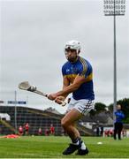 23 July 2020; Aaron Gillane of Patrickswell warms up ahead of the Limerick County Senior Hurling Championship Round 1 match between Patrickswell and Adare at LIT Gaelic Grounds in Limerick. Competitive GAA matches have been approved to return following the guidelines of Phase 3 of the Irish Government’s Roadmap for Reopening of Society and Business and protocols set down by the GAA governing authorities. With games having been suspended since March, competitive games can take place with updated protocols including a limit of 200 individuals at any one outdoor event, including players, officials and a limited number of spectators, with social distancing, hand sanitisation and face masks being worn by those in attendance among other measures in an effort to contain the spread of the Coronavirus (COVID-19). Photo by Sam Barnes/Sportsfile
