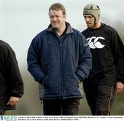 3 January 2004; Mick Galwey, Coach, Co. Carlow. AIB All Ireland League 2003-2004, Division 1, Co. Carlow v Cork Constitution, Oak Park, Co. Carlow. Picture credit; Matt Browne / SPORTSFILE *EDI*