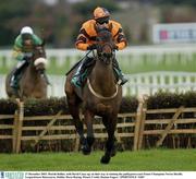27 December 2003; Mariah Rollins, with David Casey up, on their way to winning the paddypower.com Future Champions Novice Hurdle, Leopardstown Racecourse, Dublin. Horse Racing. Picture Credit; Damien Eagers / SPORTSFILE *EDI*