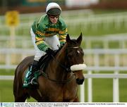 27 December 2003; Mark the Man, with Paul Carberry up, pictured during the paddypower.com Future Champions Novice Hurdle, Leopardstown Racecourse, Dublin. Horse Racing. Picture Credit; Damien Eagers / SPORTSFILE *EDI*
