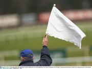 27 December 2003; The white flag is raised to signify the start of the paddypower.com Future Champions Novice Hurdle, Leopardstown Racecourse, Dublin. Horse Racing. Picture Credit; Damien Eagers / SPORTSFILE *EDI*