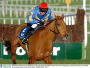 28 December 2003; Pizarro, with Barry Geraghty up, during the William Neville & Sons Novice Steeplechase, Leopardstown Racecourse, Dublin. Horse Racing. Picture Credit; David Maher / SPORTSFILE *EDI*