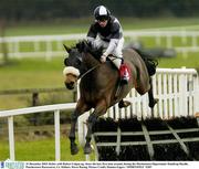 31 December 2003; Kebir, with Robert Colgan up, clears the last, first time around, during the Martinstown Opportunity Handicap Hurdle, Punchestown Racecourse, Co. Kildare. Horse Racing. Picture Credit; Damien Eagers / SPORTSFILE *EDI*