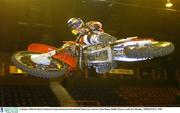 8 January 2004; Gordon Crockard in action during the International Supercross practice, Point Depot, Dublin. Picture credit; Pat Murphy / SPORTSFILE *EDI*
