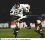 9 January 2004; Steve Hanley, Sale Sharks, in action against Brian O'Driscoll, Leinster Lions. Heineken European Cup 2003-2004, Round 3, Pool 3, Leinster Lions v Sale Sharks, Lansdowne Road, Dublin. Picture credit; David Maher / SPORTSFILE *EDI*