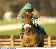 11 January 2004; Dromlease Express, with John Allen up, on their way to winning the Pierse Hurdle, Leopardstown Racecourse, Dublin. Picture credit; Brian Lawless / SPORTSFILE *EDI*