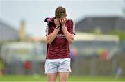 30 June 2013; A dejected Darren Moran, Galway, at the end of the game. Electric Ireland Connacht GAA Football Minor Championship, Semi-Final, Galway v Mayo, Hyde Park, Roscommon. Picture credit: Barry Cregg / SPORTSFILE