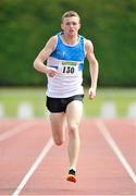 30 June 2013; Marcus Lawlor, St. Laurence O'Toole AC, on his way to winning the Junior Men's 200m at the Woodie’s DIY National Junior & U23 Track and Field Championships. Tullamore Harriers, Tullamore, Co. Offaly. Picture credit: Pat Murphy / SPORTSFILE