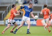 30 June 2013; James Stafford, Wicklow, in action against Tony Kernan, Armagh. GAA Football All-Ireland Senior Championship, Round 1, Armagh v Wicklow, Athletic Grounds, Armagh. Picture credit: Brendan Moran / SPORTSFILE