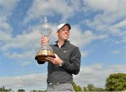 30 June 2013; Paul Casey, England, with the Irish Open Trophy after the Irish Open Golf Championship 2013. Carton House, Maynooth, Co. Kildare. Picture credit: Matt Browne / SPORTSFILE