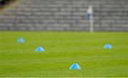 29 June 2013; A general view of training cones. Electric Ireland Ulster GAA Football Minor Championship, Semi-Final, Monaghan v Cavan, St Tiernach's Park, Clones, Co. Monaghan. Picture credit: Brendan Moran / SPORTSFILE