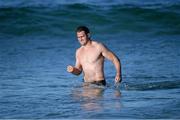 1 July 2013; James Horwill, Australia, during a recovery session ahead of their 3rd Test against the British & Irish Lions on Saturday. British & Irish Lions Tour 2013, Australia Recovery Session. Coogee Beach, Sydney, Australia. Picture credit: Stephen McCarthy / SPORTSFILE