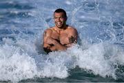 1 July 2013; Kurtley Beale, Australia, during a recovery session ahead of their 3rd Test against the British & Irish Lions on Saturday. British & Irish Lions Tour 2013, Australia Recovery Session. Coogee Beach, Sydney, Australia. Picture credit: Stephen McCarthy / SPORTSFILE