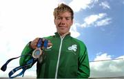 2 July 2013; In attendance at the Waterways Ireland triAthlone and Elite Junior European Cup official launch is elite junior athlete Constantine Doherty. Sheraton Athlone, Athlone, Co. Westmeath. Picture credit: Diarmuid Greene / SPORTSFILE