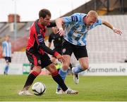 1 July 2013; Santiago Falbo, Bohemians, in action against Joshua Tracey, Derry City. EA Sports Cup Quarter-Final, Bohemians v Derry City, Dalymount Park, Dublin. Picture credit: Tomas Greally / SPORTSFILE