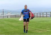 24 July 2020; Shane O'Sullivan of Ballygunnar on arrival before the Waterford County Senior Hurling Championship Group A Round 1 match between Ballygunnar and Tallow at Fraher Field in Dungarvan, Waterford. GAA matches continue to take place in front of a limited number of people in an effort to contain the spread of the coronavirus (Covid-19) pandemic. Photo by Matt Browne/Sportsfile