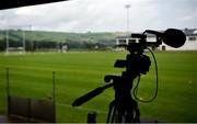 24 July 2020; A video camera set up for streaming is seen prior to the Cork County Premier Senior Football Championship Group C Round 1 match between Valley Rovers and Nemo Rangers at Fr. O'Driscoll Park in Cloughduv, Cork. GAA matches continue to take place in front of a limited number of people in an effort to contain the spread of the coronavirus (Covid-19) pandemic. Photo by David Fitzgerald/Sportsfile