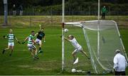 24 July 2020; Luke Connolly of Nemo Rangers shoots to score his side's third goal during the Cork County Premier Senior Football Championship Group C Round 1 match between Valley Rovers and Nemo Rangers at Cloughduv GAA grounds in Cloughduv, Cork. GAA matches continue to take place in front of a limited number of people in an effort to contain the spread of the coronavirus (Covid-19) pandemic. Photo by David Fitzgerald/Sportsfile