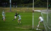 24 July 2020; Luke Connolly of Nemo Rangers shoots to score his side's third goal during the Cork County Premier Senior Football Championship Group C Round 1 match between Valley Rovers and Nemo Rangers at Cloughduv GAA grounds in Cloughduv, Cork. GAA matches continue to take place in front of a limited number of people in an effort to contain the spread of the coronavirus (Covid-19) pandemic. Photo by David Fitzgerald/Sportsfile