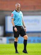 24 July 2020; Referee Sean Grant during the club friendly match between Bohemians and Longford Town at Dalymount Park in Dublin. Soccer matches continue to take place in front of a limited number of people in an effort to contain the spread of the coronavirus (Covid-19) pandemic. Photo by Ramsey Cardy/Sportsfile