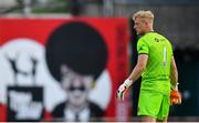 24 July 2020; Bohemians goalkeeper James Talbot during the club friendly match between Bohemians and Longford Town at Dalymount Park in Dublin. Soccer matches continue to take place in front of a limited number of people in an effort to contain the spread of the coronavirus (Covid-19) pandemic. Photo by Ramsey Cardy/Sportsfile