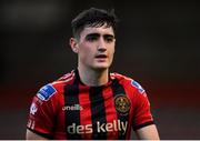 24 July 2020; Dawson Devoy of Bohemians during the club friendly match between Bohemians and Longford Town at Dalymount Park in Dublin. Soccer matches continue to take place in front of a limited number of people in an effort to contain the spread of the coronavirus (Covid-19) pandemic. Photo by Ramsey Cardy/Sportsfile